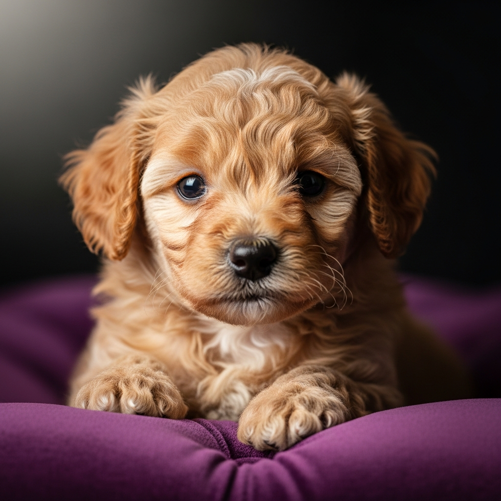 Chiot Vanille de la Boucle Dorée — Abricot